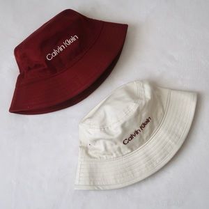 Calvin Klein, Color wine , Bucket hat,